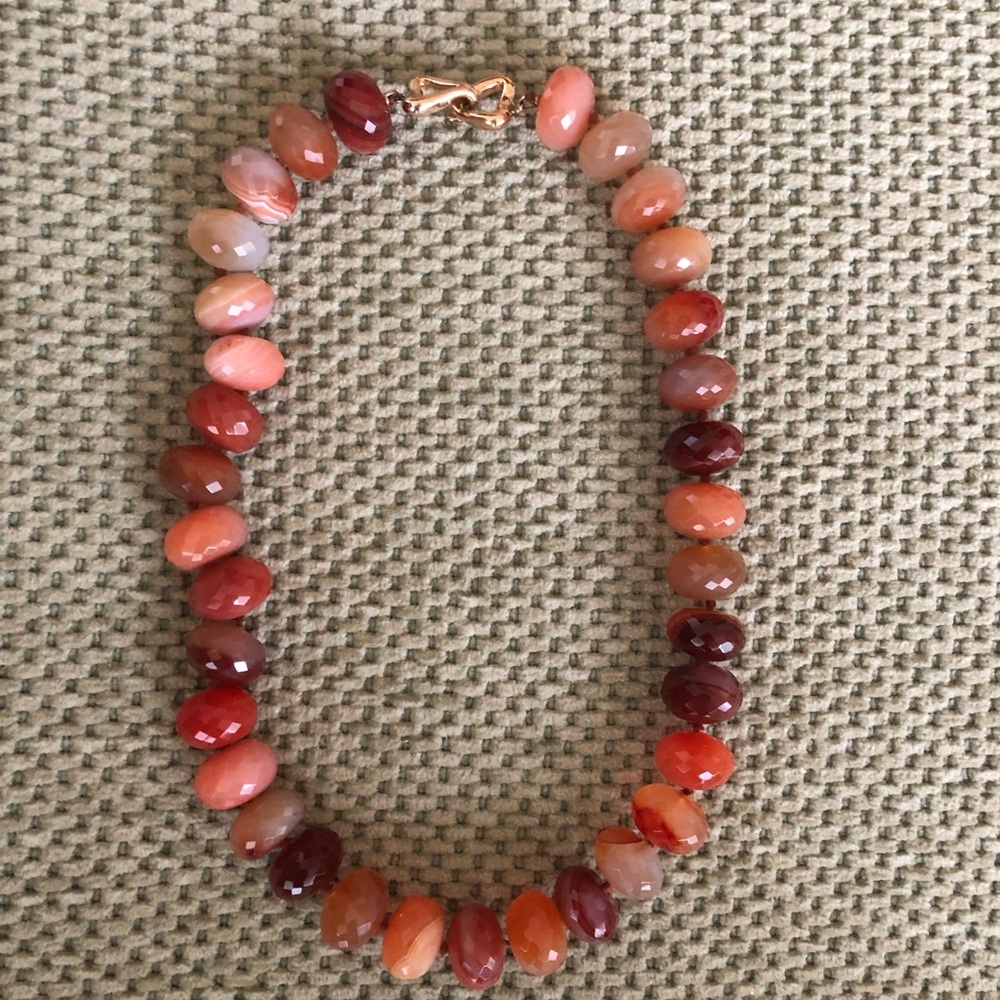 Vintage Ciner glass bead necklace